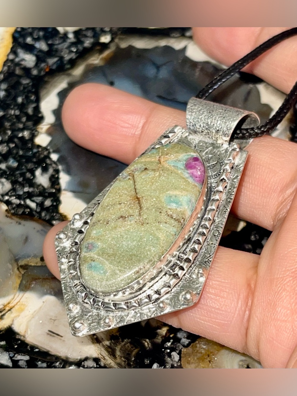 Beautiful Ruby Fuchsite 2 1/2”